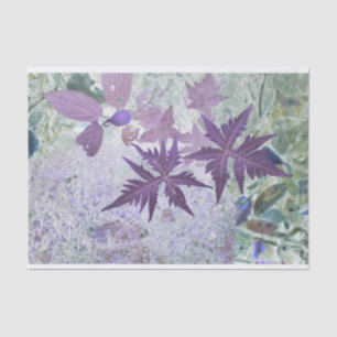 Papier Mousseline Teinte pastel violet et bruyère