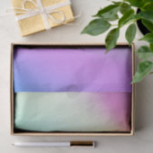 Papier Mousseline teintes pastel irisé moderne (Cadeau)