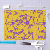 Papier Mousseline Teinture à tarte violet et or (Artisanat)