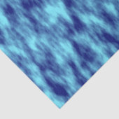 Papier Mousseline Teinture de cravate bleu turquoise moderne (Détail)
