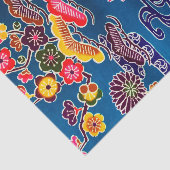 Papier Mousseline Teinture japonaise d'okinawaïen (Bingata) (Détail)