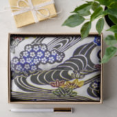 Papier Mousseline Teinture japonaise d'okinawaïen (Bingata) (Cadeau)