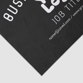 Papier Mousseline Télécharger le logo | Noir et blanc (modifiable) (Détail)