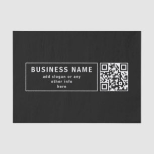 Papier Mousseline Téléchargez votre propre code QR et le texte modif