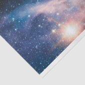 Papier Mousseline Télescope Nebula Hubble Carina Rouge et Bleu (Détail)