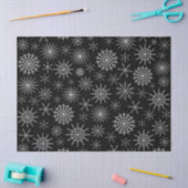 Papier Mousseline Tempête de neige chic (Artisanat)