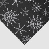 Papier Mousseline Tempête de neige chic (Détail)