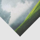 Papier Mousseline Tempête estivale et paysage pittoresque (Détail)