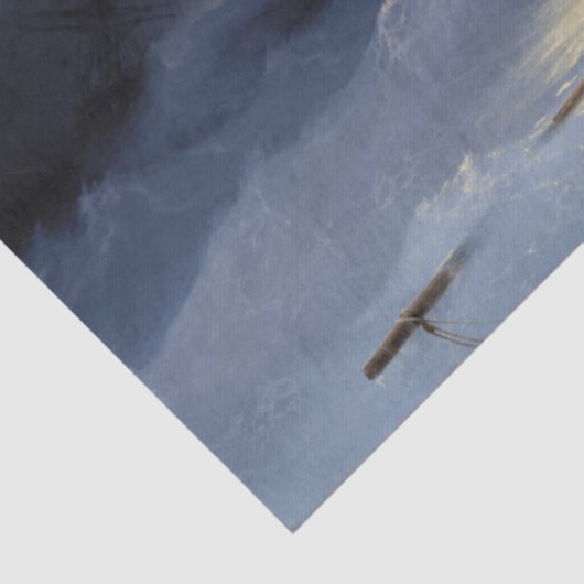 Papier Mousseline Tempête par Ivan Aivazovsky (Détail)