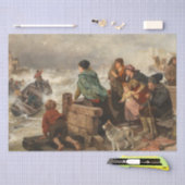 Papier Mousseline Tempête sur la côte (par Rudolf Jordan) (Artisanat)