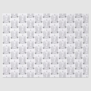Papier Mousseline Temple mormon simple moderne LDS Salt Lake City