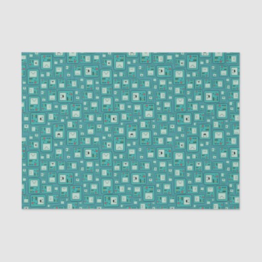 Papier Mousseline Temps d'aventure | Motif BMO (Recto)