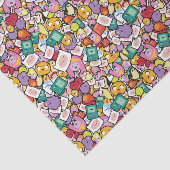 Papier Mousseline Temps d'aventure | Motif de jeu de caractères (Détail)