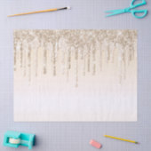 Papier Mousseline Tendance Parties scintillant Champagne Beige Drive (Artisanat)