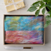 Papier Mousseline Tendres fines de couleur art abstrait (Cadeau)