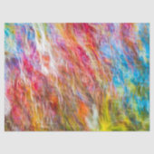 Papier Mousseline Tendres fines de couleur art abstrait (Recto)