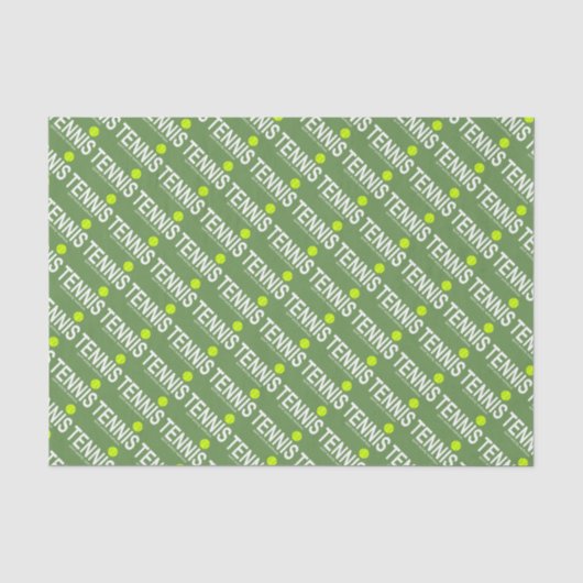 Papier Mousseline Tennis (Recto)