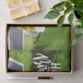 Papier Mousseline Tennis Anniversaire avec bière et raquette à balle (Cadeau)