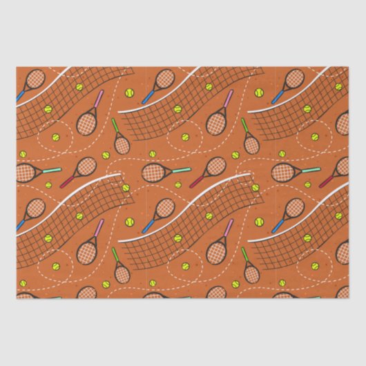 Papier Mousseline Tennis Game Fun (Recto)