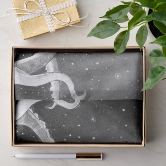 Papier Mousseline Tentacles (Cadeau)
