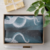 Papier Mousseline Tentacles Galaxy Blue Moon Rays (Cadeau)