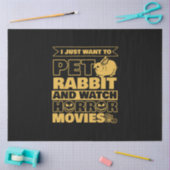 Papier Mousseline Tep Rabbit And Watch Halloween (Artisanat)
