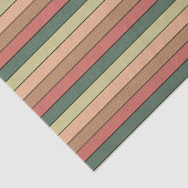 Papier Mousseline Terracotta Brown Vert Noir sur papier aquarelle (Détail)