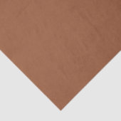 Papier Mousseline Terracotta Burnt Orange couleur solide (Détail)
