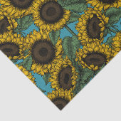 Papier Mousseline Terrain de tournesol (Détail)