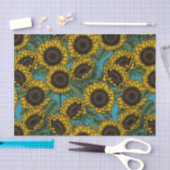 Papier Mousseline Terrain de tournesol (Artisanat)