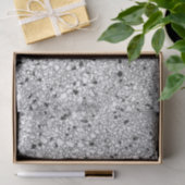 Papier Mousseline Terrazzo Noir & Blanc Texture do-it-yourself Loft  (Cadeau)