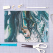 Papier Mousseline Terre à partir de papier de tissu spatial (Artisanat)