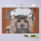 PAPIER MOUSSELINE TERRIER AUSTRALIEN (Artisanat)