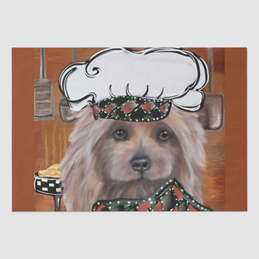 PAPIER MOUSSELINE TERRIER AUSTRALIEN (Recto)