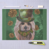 PAPIER MOUSSELINE  TERRIER AUSTRALIEN   (Artisanat)