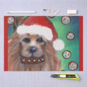 PAPIER MOUSSELINE TERRIER AUSTRALIEN (Artisanat)