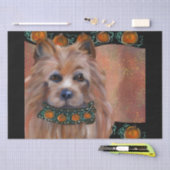 PAPIER MOUSSELINE TERRIER AUSTRALIEN (Artisanat)