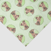 Papier Mousseline Terrier irlandais (Détail)