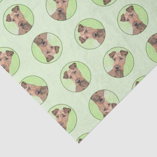 Papier Mousseline Terrier irlandais (Détail)