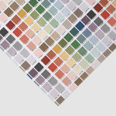 Papier Mousseline Test de couleur (Détail)