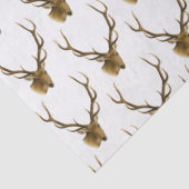 Papier Mousseline Tête de cerf avec gros colliers #1 (Détail)