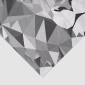 Papier Mousseline Tête de lion géométrique cool (Détail)