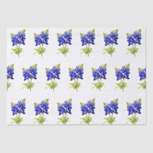 Papier Mousseline Texas Bluebonnets,