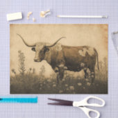 Papier Mousseline Texas Longhorn (Artisanat)