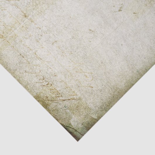 Papier Mousseline Texte dégradé texturé (Détail)