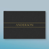 Papier Mousseline Texte et lignes Gold personnalisables