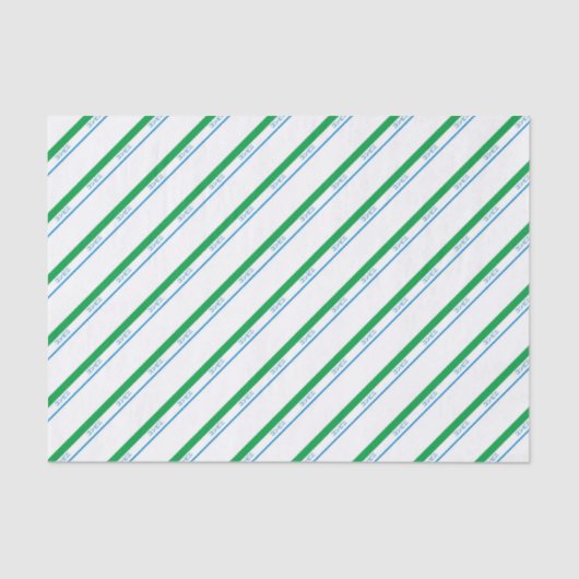 Papier Mousseline Texte japonais minimal bleu vert moyen bande (Recto)
