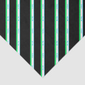 Papier Mousseline Texte japonais minimal en bleu vert noir (Détail)