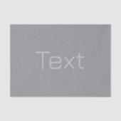 Papier Mousseline Texte simple à 3 dimensions | Gray (Recto)