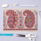 Papier Mousseline Textile Designs with Paisley Motifs by Anonymous (Artisanat)